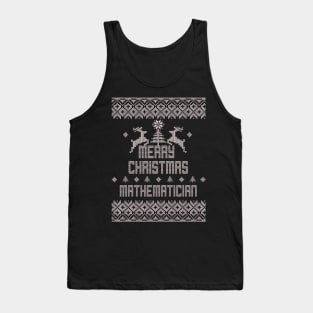 Merry Christmas MATHEMATICIAN Tank Top